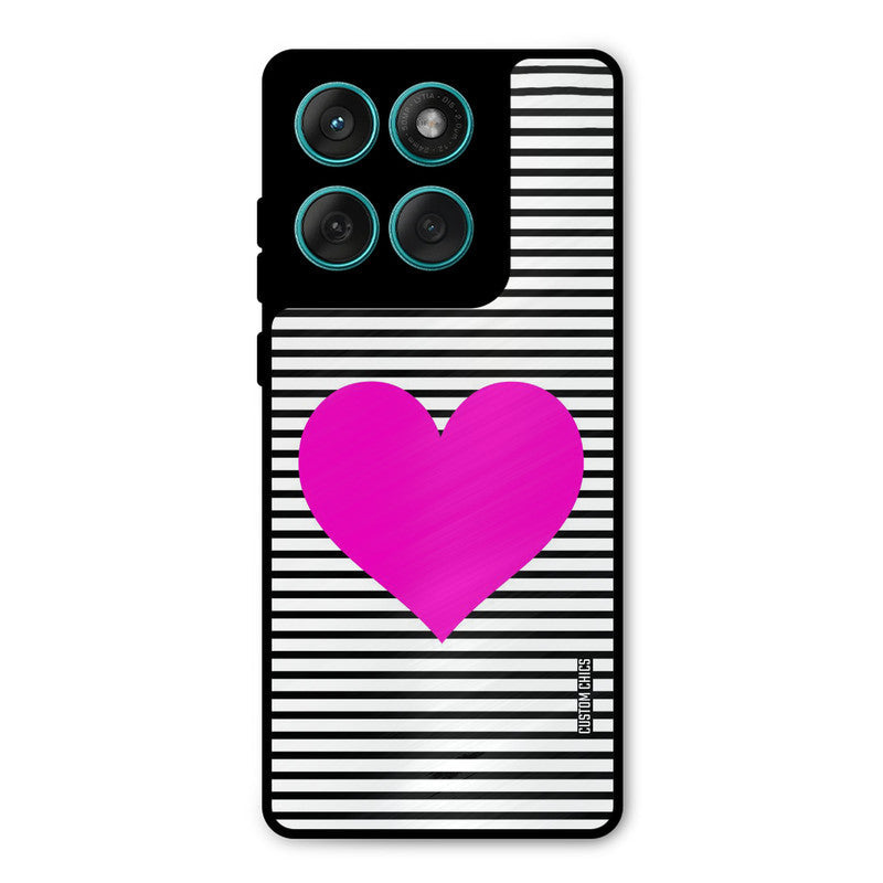 Pattern heart Motorola Edge 60 Mobile Back Cover - Aesthetic PrintShield Case