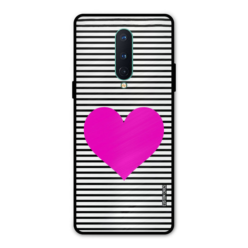 Pattern heart Oneplus 8 Mobile Back Cover - Aesthetic PrintShield Case