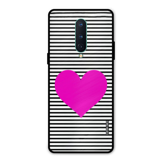 Pattern heart Oneplus 8 Mobile Back Cover - Aesthetic PrintShield Case