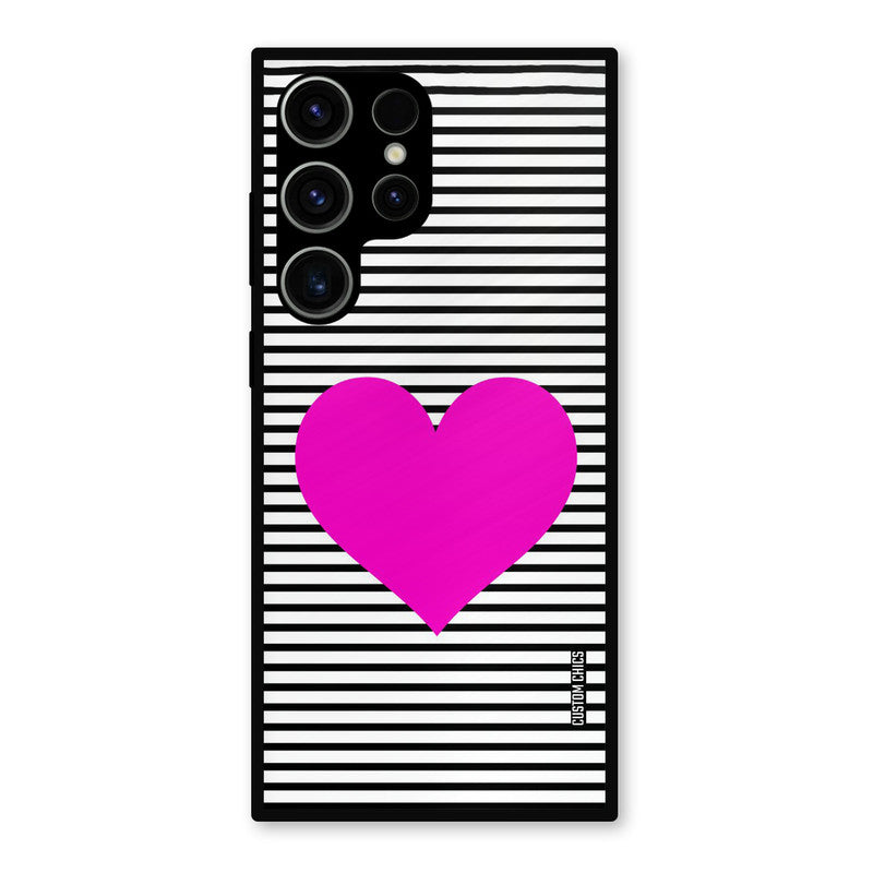 Pattern heart Samsung Galaxy S23 Ultra Mobile Back Cover - Aesthetic PrintShield Case