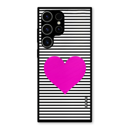 Pattern heart Samsung Galaxy S23 Ultra Mobile Back Cover - Aesthetic PrintShield Case