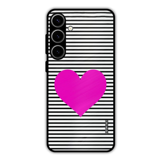 Pattern heart Samsung Galaxy S24 Plus Mobile Back Cover - Aesthetic PrintShield Case