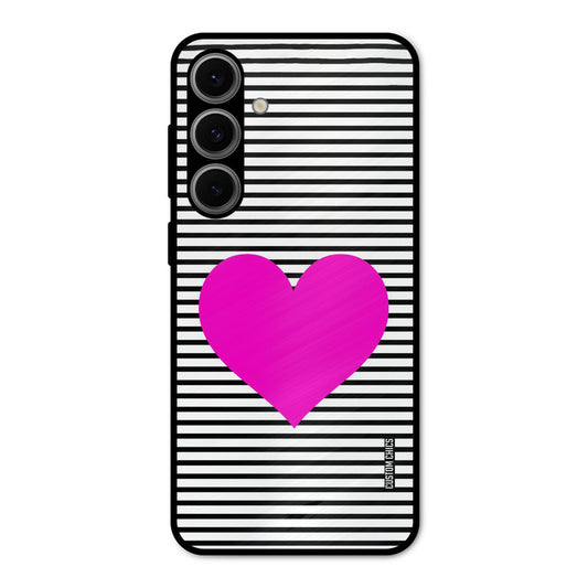 Pattern heart Samsung Galaxy S24 FE Mobile Back Cover - Aesthetic PrintShield Case