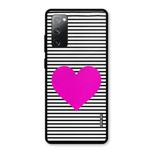 Pattern heart Samsung Galaxy S20 FE 5G Mobile Back Cover - Aesthetic PrintShield Case