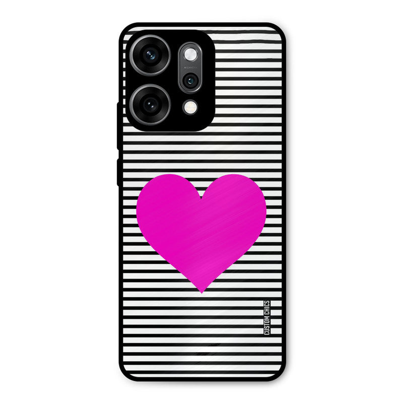 Pattern heart Oppo Reno 14 Pro Mobile Back Cover - Aesthetic PrintShield Case