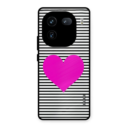 Pattern heart iQOO 12 Mobile Back Cover - Aesthetic PrintShield Case