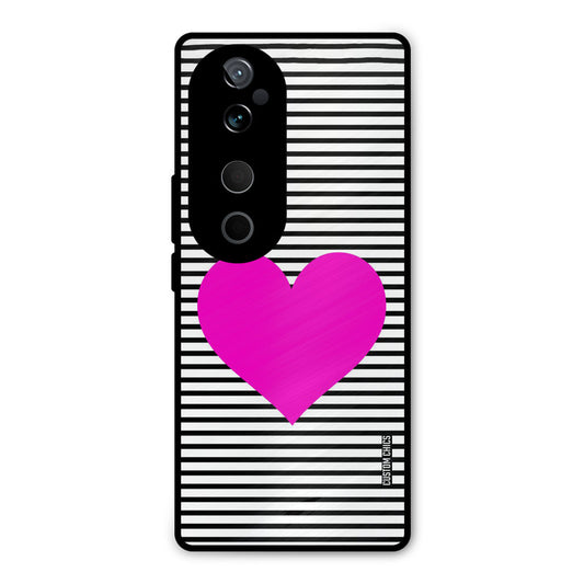Pattern heart Vivo V40 Mobile Back Cover - Aesthetic PrintShield Case