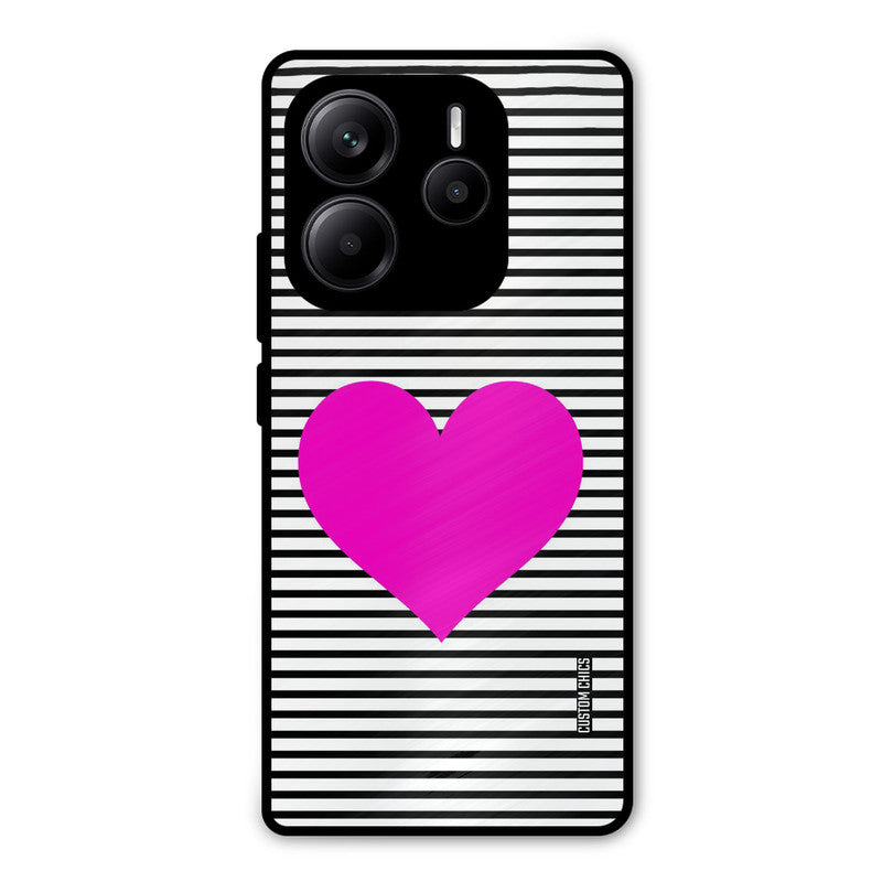 Pattern heart Redmi Note 14 Mobile Back Cover - Aesthetic PrintShield Case