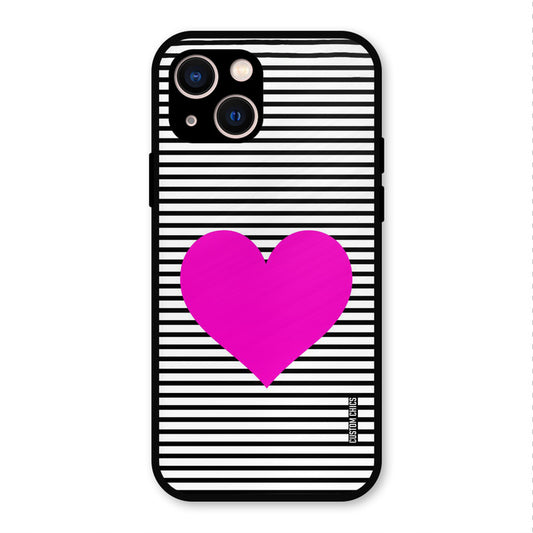 Pattern heart iPhone 13 Mobile Back Cover - Aesthetic PrintShield Case