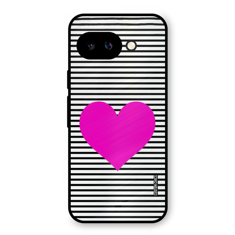Pattern heart Google Pixel 9A Mobile Back Cover - Aesthetic PrintShield Case