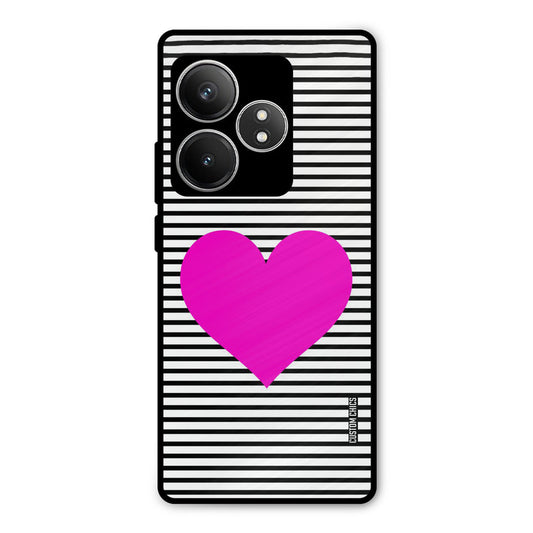 Pattern heart Realme GT 6T Mobile Back Cover - Aesthetic PrintShield Case
