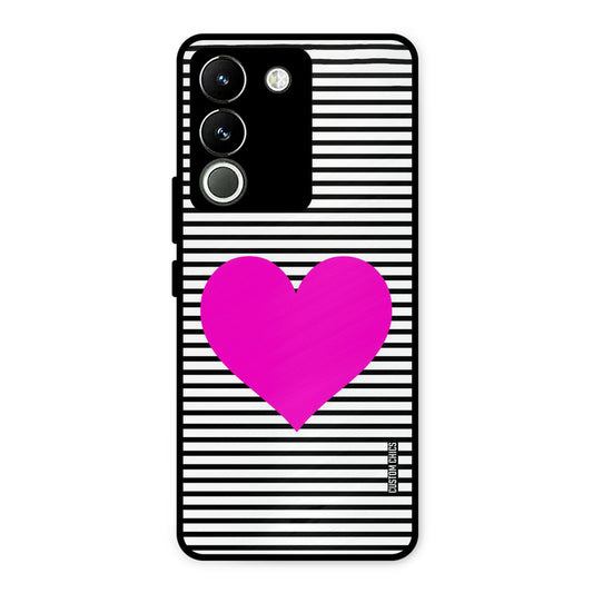 Pattern heart Vivo Y200 Mobile Back Cover - Aesthetic PrintShield Case