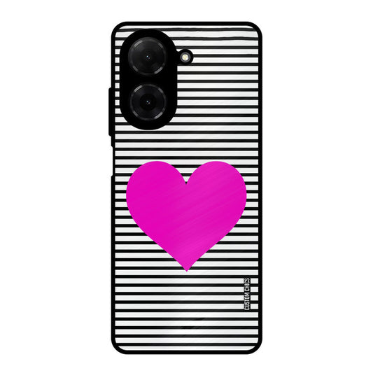 Pattern heart Poco C71 Mobile Back Cover - Aesthetic PrintShield Case