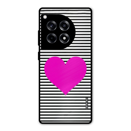 Pattern heart OnePlus 12R Mobile Back Cover - Aesthetic PrintShield Case