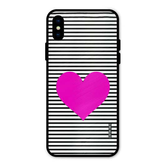 Pattern heart iPhone X Mobile Back Cover - Aesthetic PrintShield Case