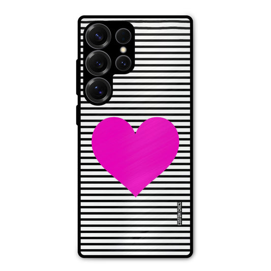 Pattern heart Samsung Galaxy S25 Ultra Mobile Back Cover - Aesthetic PrintShield Case