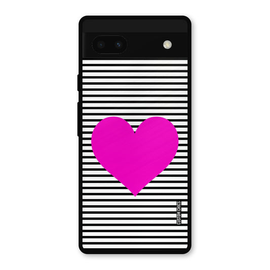Pattern heart Google Pixel 6a Mobile Back Cover - Aesthetic PrintShield Case