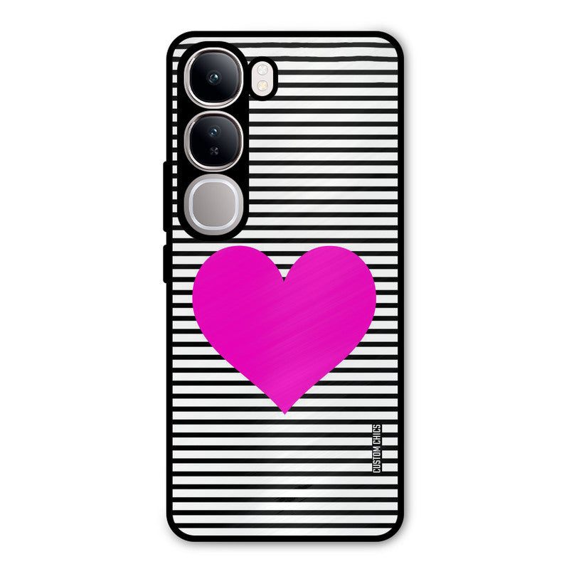Pattern heart Vivo Y300 Mobile Back Cover - Aesthetic PrintShield Case
