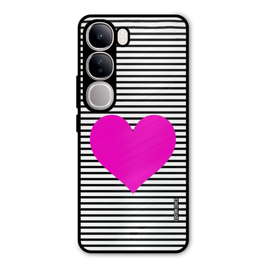 Pattern heart Vivo Y300 Mobile Back Cover - Aesthetic PrintShield Case