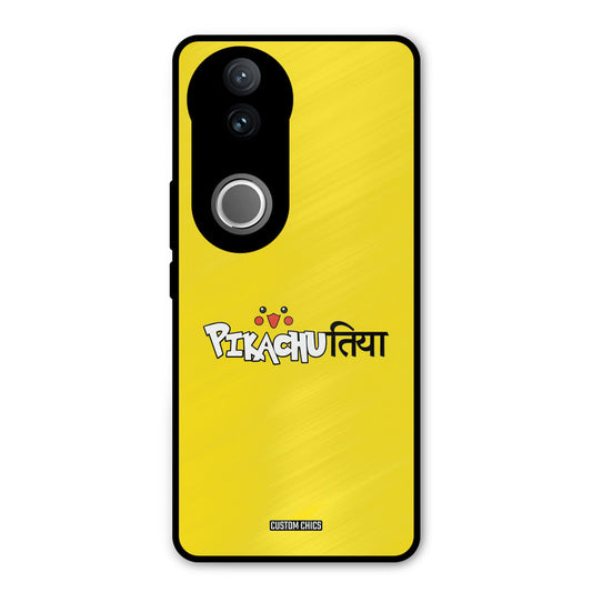 Pickachutiya Vivo V50 Mobile Back Cover - Typography PrintShield Case