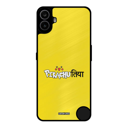 Pickachutiya Nothing CMF Phone 1 Mobile Back Cover - Typography PrintShield Case