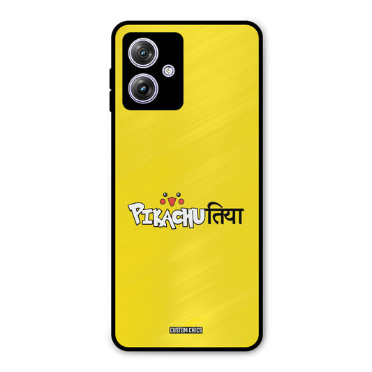 Pickachutiya Motorola G64 5G Mobile Back Cover - Typography PrintShield Case