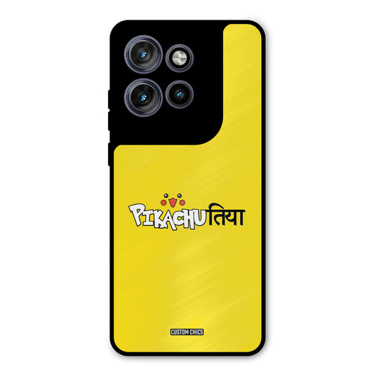 Pickachutiya Motorola Edge 50 Neo Mobile Back Cover - Typography PrintShield Case
