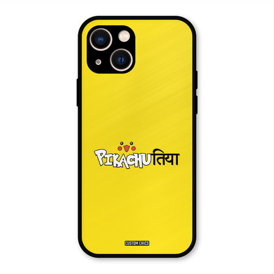 Pickachutiya iPhone 13 Mobile Back Cover - Typography PrintShield Case