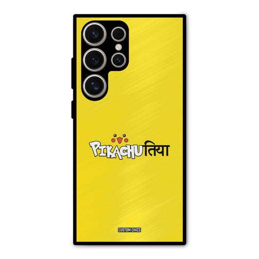 Pickachutiya Samsung Galaxy S24 Ultra Mobile Back Cover - Typography PrintShield Case