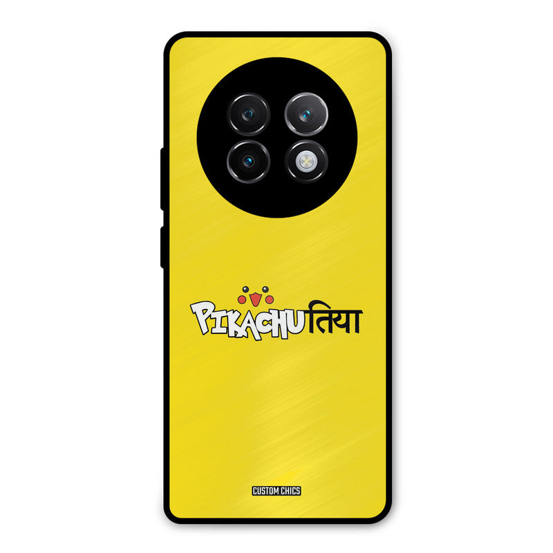 Pickachutiya Realme 13 Plus Mobile Back Cover - Typography PrintShield Case