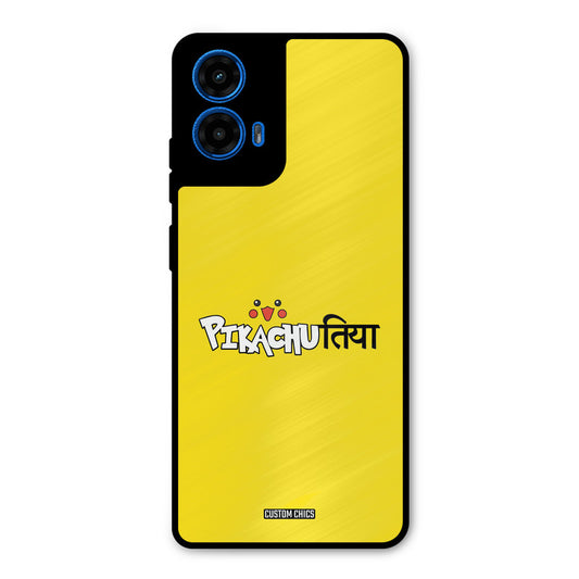 Pickachutiya Moto G45 Mobile Back Cover - Typography PrintShield Case
