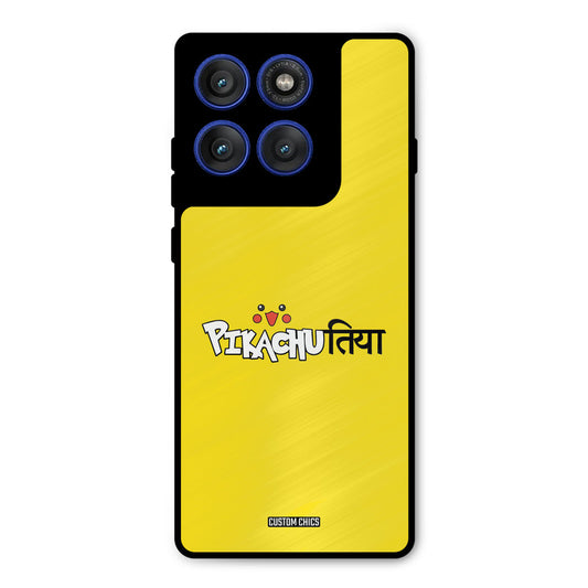 Pickachutiya Motorola Edge 60 Pro Mobile Back Cover - Typography PrintShield Case