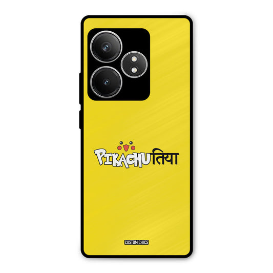 Pickachutiya Realme GT 6T Mobile Back Cover - Typography PrintShield Case