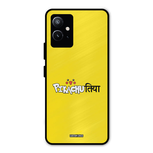 Pickachutiya Vivo Y75 5G Mobile Back Cover - Typography PrintShield Case