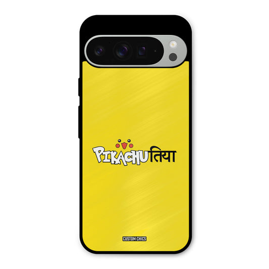 Pickachutiya Google Pixel 9 Pro XL Mobile Back Cover - Typography PrintShield Case