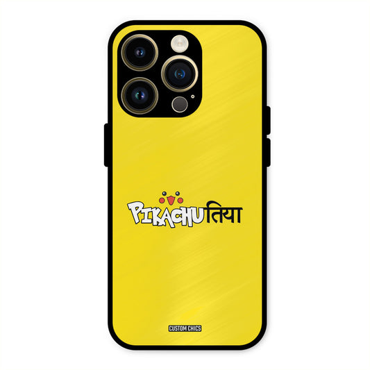 Pickachutiya iPhone 14 Pro Max Mobile Back Cover - Typography PrintShield Case