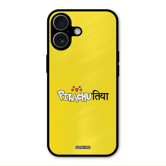 Pickachutiya iPhone 17 Mobile Back Cover - Typography PrintShield Case