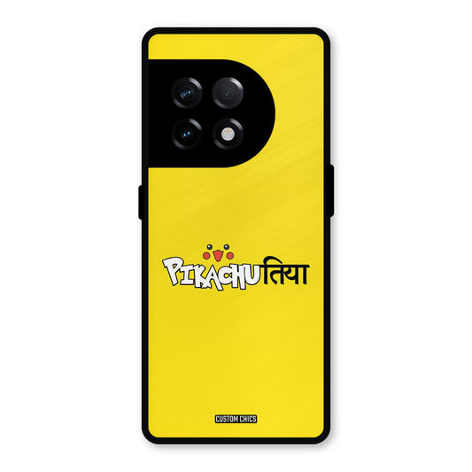 Pickachutiya OnePlus 11R Mobile Back Cover - Typography PrintShield Case
