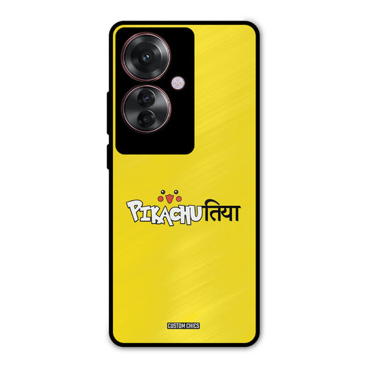 Pickachutiya Oppo F25 Pro Mobile Back Cover - Typography PrintShield Case