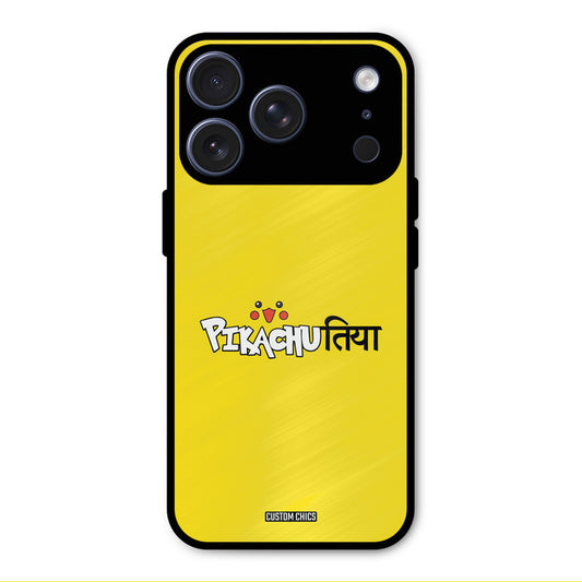 Pickachutiya iPhone 17 Pro Max Mobile Back Cover - Typography PrintShield Case
