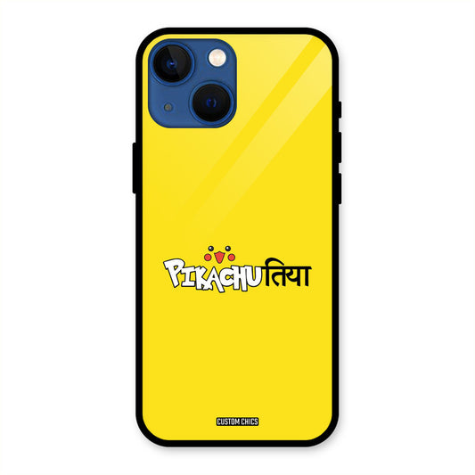 Pickachutiya iPhone 13 Mini Mobile Back Cover - Typography PrintShield Case