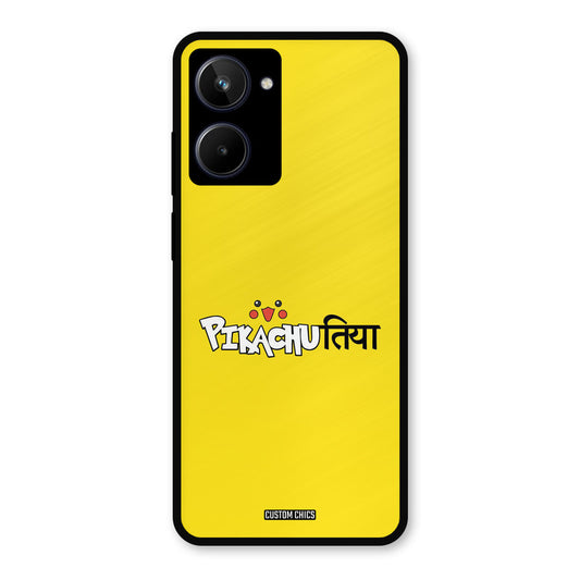 Pickachutiya Realme 10 Mobile Back Cover - Typography PrintShield Case