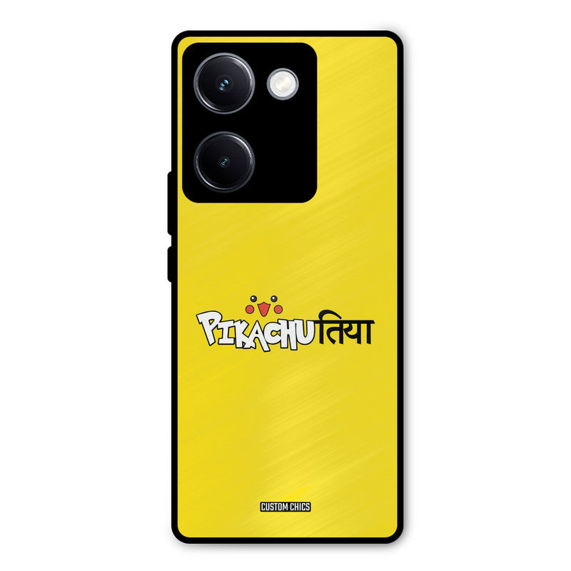 Pickachutiya Vivo Y300 Plus Mobile Back Cover - Typography PrintShield Case