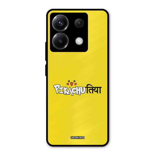Pickachutiya Poco X6 Mobile Back Cover - Typography PrintShield Case