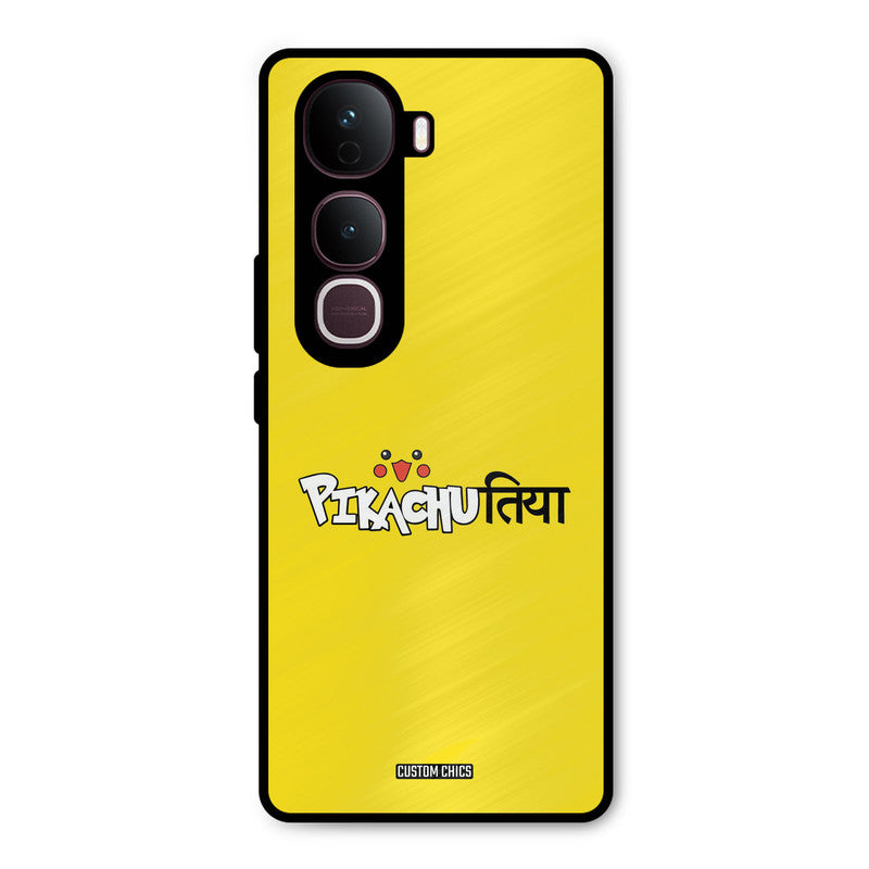 Pickachutiya Vivo Y400 Pro Mobile Back Cover - Typography PrintShield Case