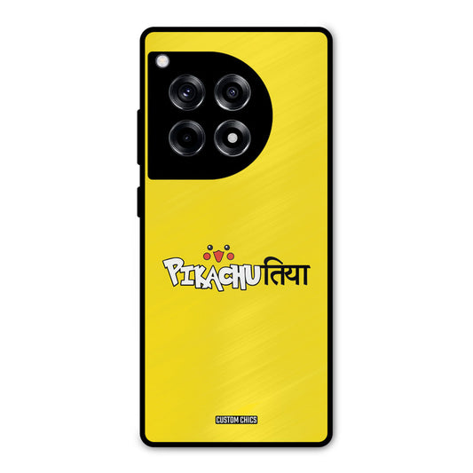 Pickachutiya OnePlus 12R Mobile Back Cover - Typography PrintShield Case