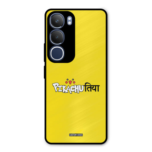 Pickachutiya Vivo Y29 Mobile Back Cover - Typography PrintShield Case