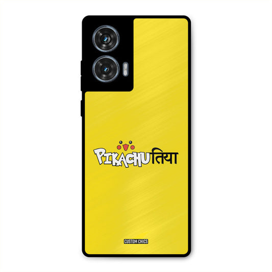 Pickachutiya Moto G96 Mobile Back Cover - Typography PrintShield Case