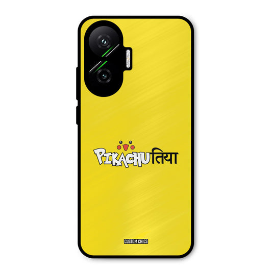 Pickachutiya Poco F7 5G Mobile Back Cover - Typography PrintShield Case