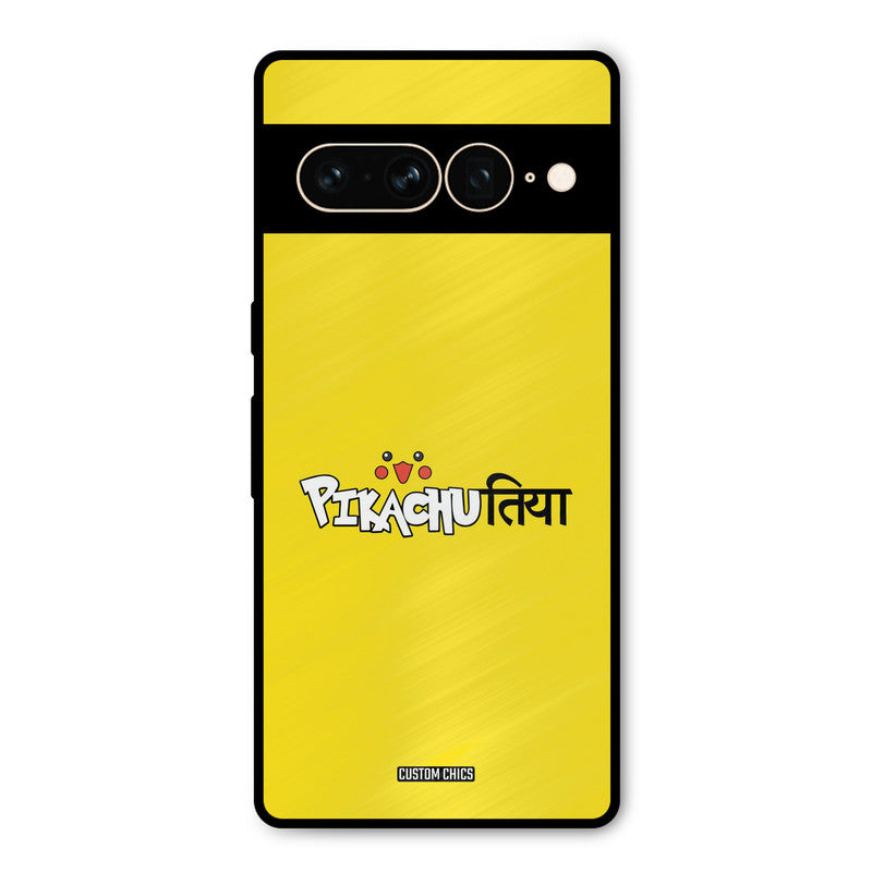 Pickachutiya Google Pixel 7 Pro Mobile Back Cover - Typography PrintShield Case